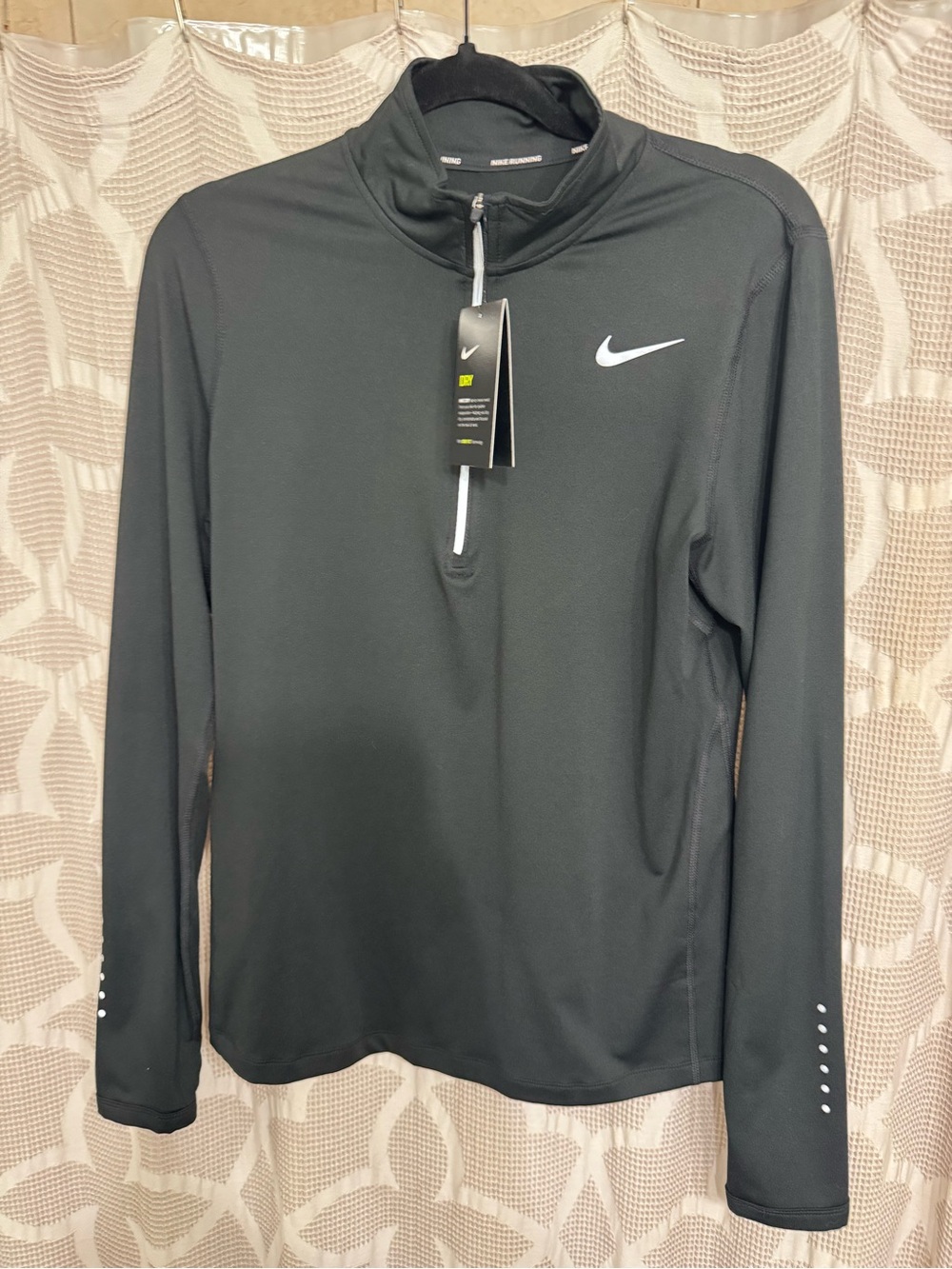 Nike Women’s Black Dri-Fit quarter zip pullover